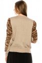 Sweater F2382 Brown Velvet