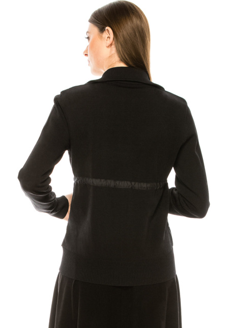 Zip-through cardigan with inner pockets