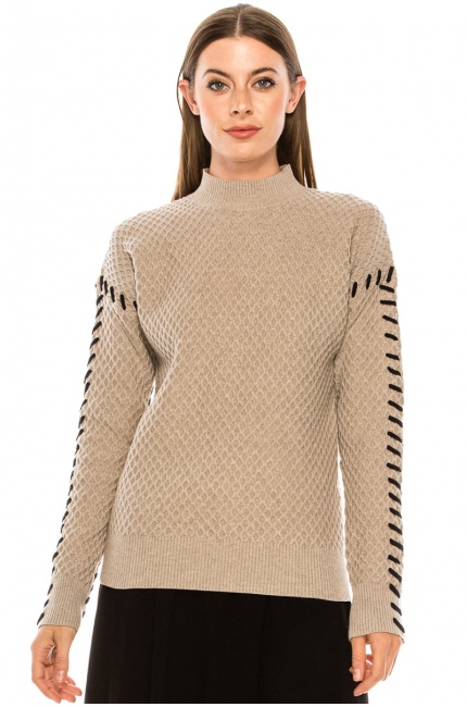 Sweater F3124 Taupe