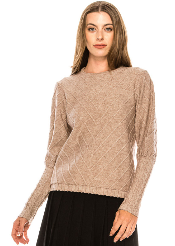 Sweater F3125 Taupe