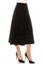 HIGH WAIST PLEATED SKIRT WITH SILVER SHIMMER