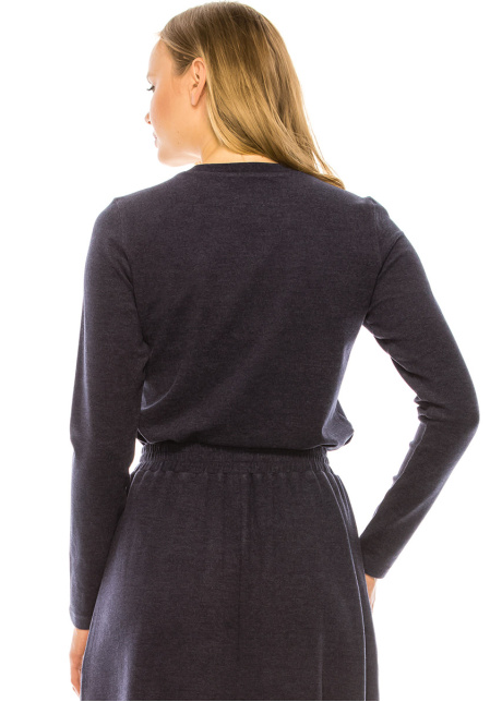 Crew Neck Top (Navy)