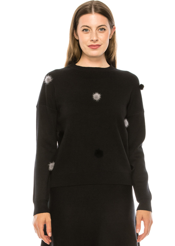 Sweater KA122-Black