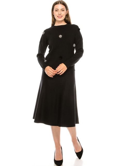 Sweater KA122-Black