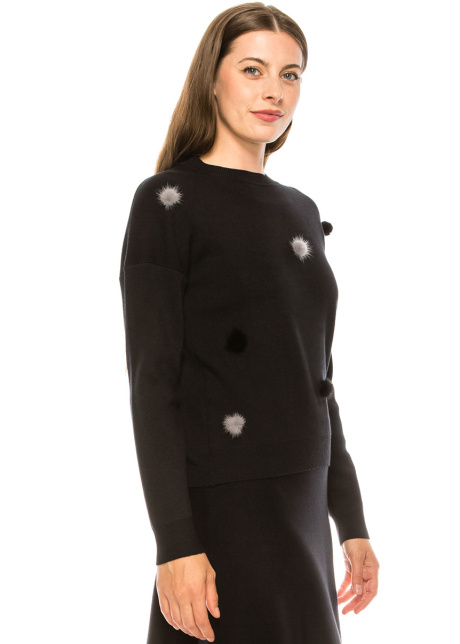 Sweater KA122-Black