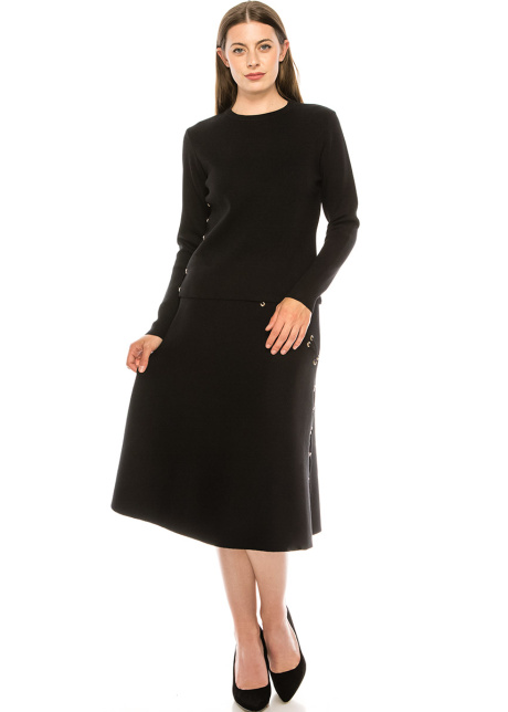 Black Pin Skirt