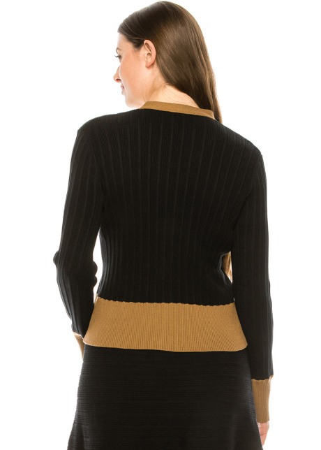 Two-Tone Cardigan