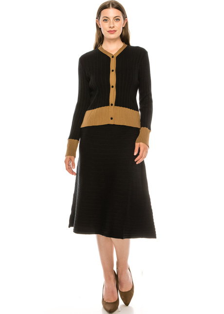 Two-Tone Cardigan