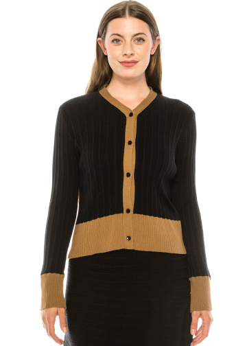 Two-Tone Cardigan