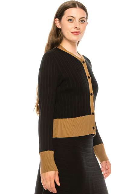 Two-Tone Cardigan