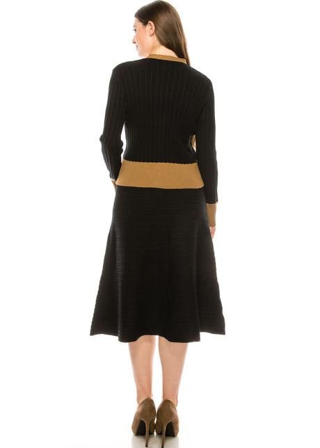 Two-Tone Cardigan