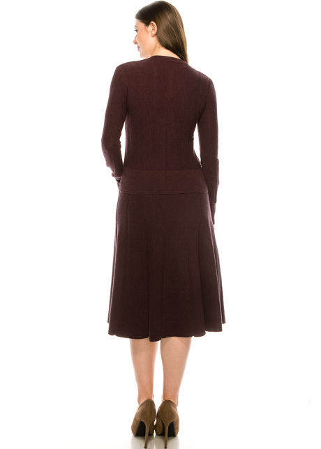 Burgundy Soft Cardigan