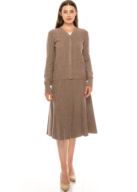 Taupe Soft Cardigan