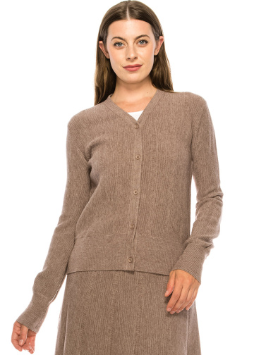 Taupe Soft Cardigan