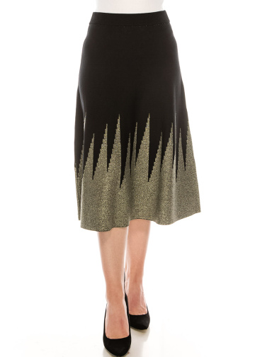 Metallic Spike Skirt