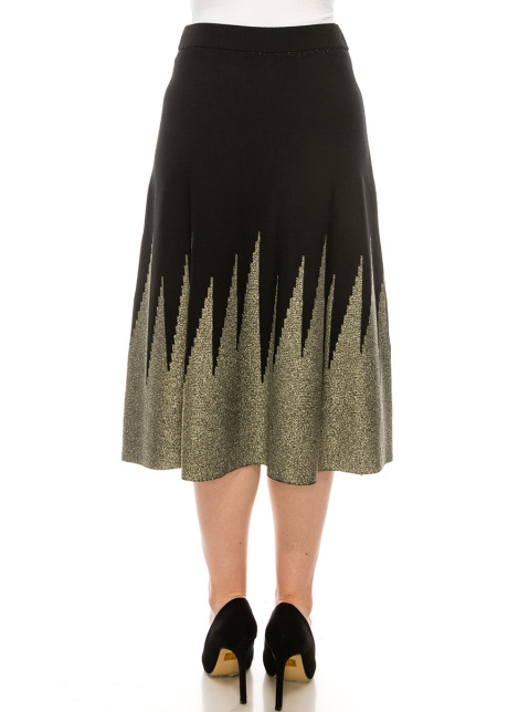 Metallic Spike Skirt