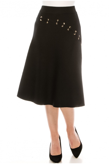 Black Pin Skirt