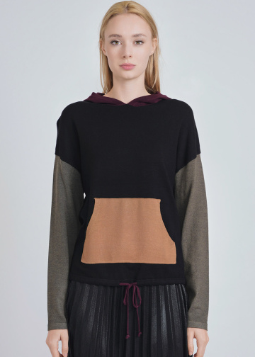 Colorful Comfort: Hoodie with Front Pocket