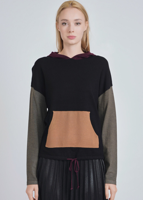 Colorful Comfort: Hoodie with Front Pocket