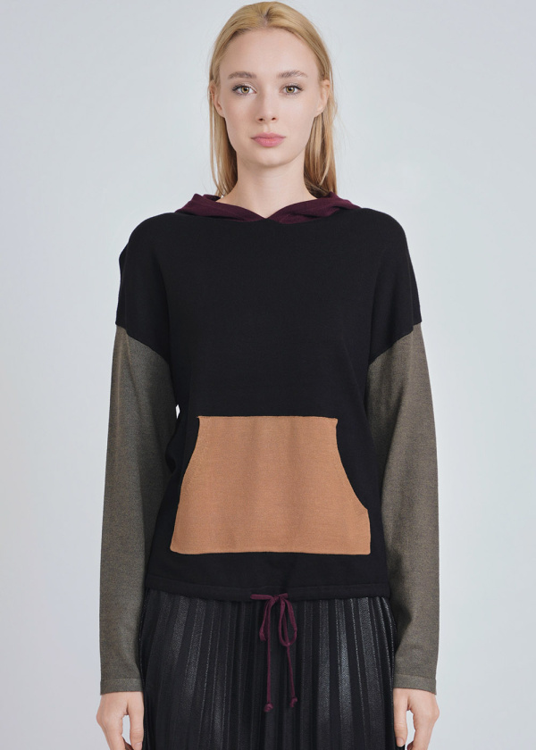 Colorful Comfort: Hoodie with Front Pocket