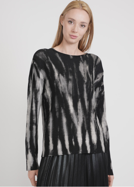 Deep Mirage Tie Dye Knit Sweater