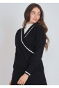 Refined Style Black Sweater