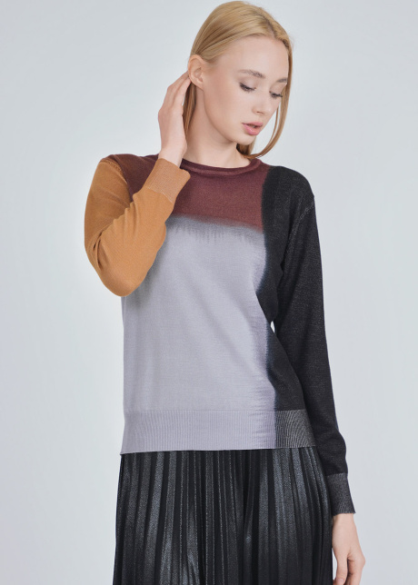 Multi-Color Block Magic Sweater Fusion