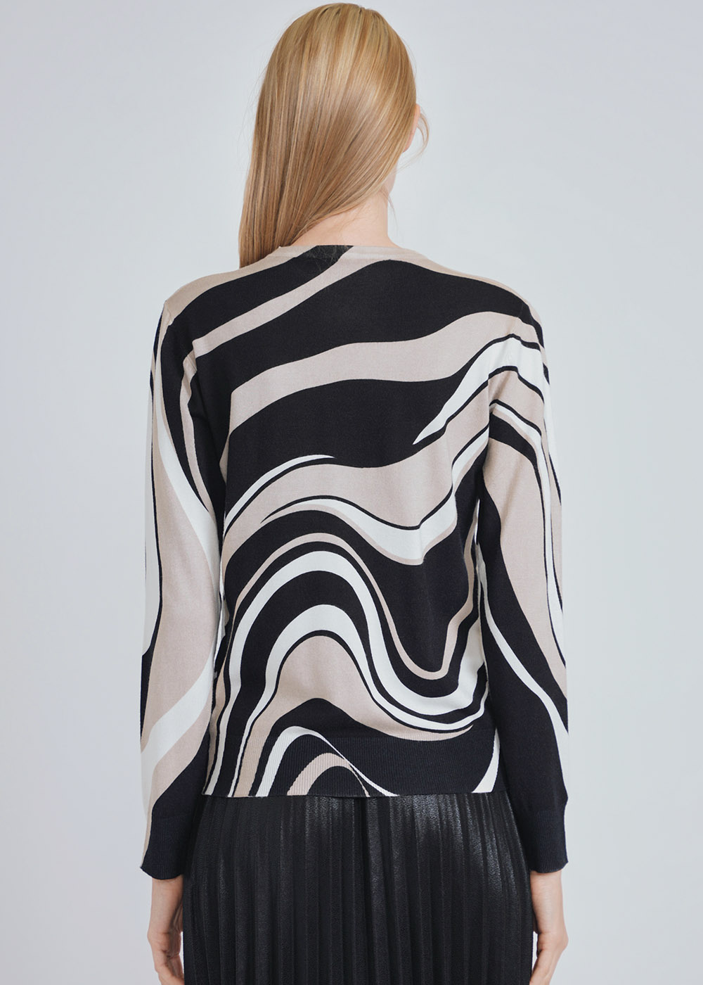 Cosmic Creations: Abstract Art on Sweater
