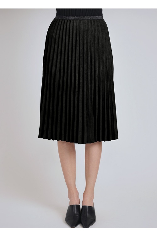 Black Suede Skirt