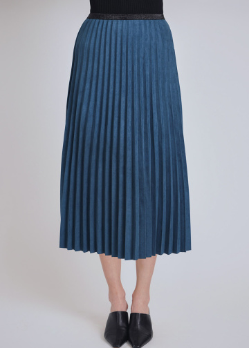 Blue Midi Skirt
