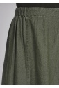 Denim Delight: Green Skirt