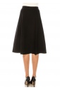 Black Beauty Button Embellished Skirt
