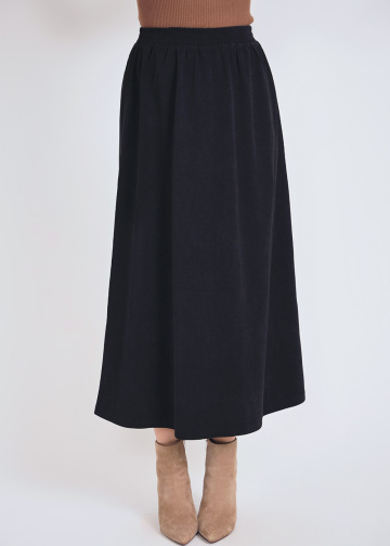 Silky Shadows Velvet Skirt