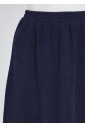 Navy Velvet Charm Skirt