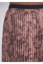 Elegant Enigma: Abstract Pleated Skirt