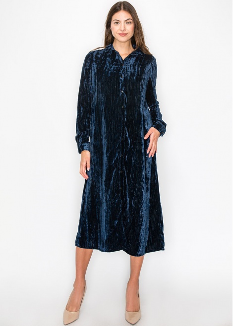 Ocean Depths Velvet Dress Ocean Depths Velvet Dress