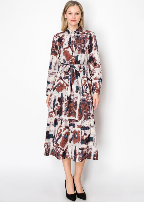 Autumn Palette Shirt Dress Autumn Palette Shirt Dress