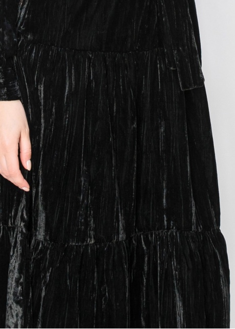 Elegant Black Velvet Dress