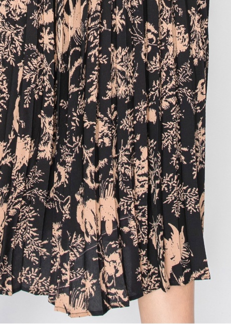 Blush & Black Garden Print Dress