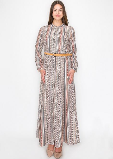 Striped Multicolor Maxi Dress Striped Multicolor Maxi Dress