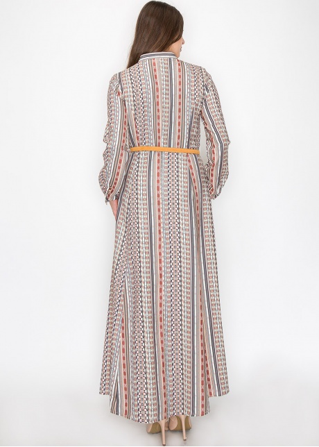 Striped Multicolor Maxi Dress