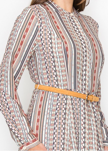 Striped Multicolor Maxi Dress