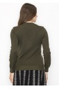 Classic Olive Chevron Sweater