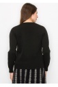 Noir & Gold Modern Classic Knit Sweater