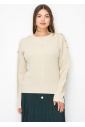 Casual Charm Button Detail Sweater