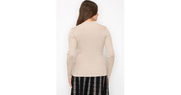 Embellished Trim Cozy Knit Sweater | Karen Millen