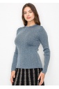 Subtle Sparkle Blue Sweater