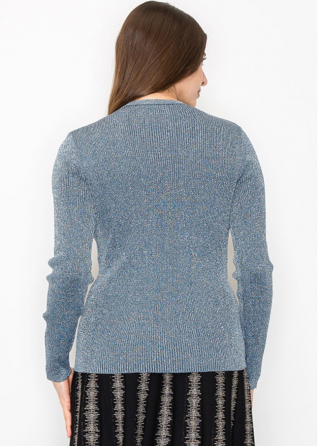Subtle Sparkle Blue Sweater