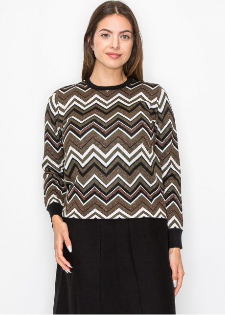 Chevron Wave Sweater