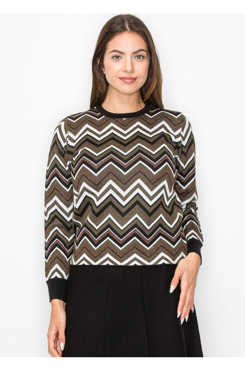 Chevron Wave Sweater